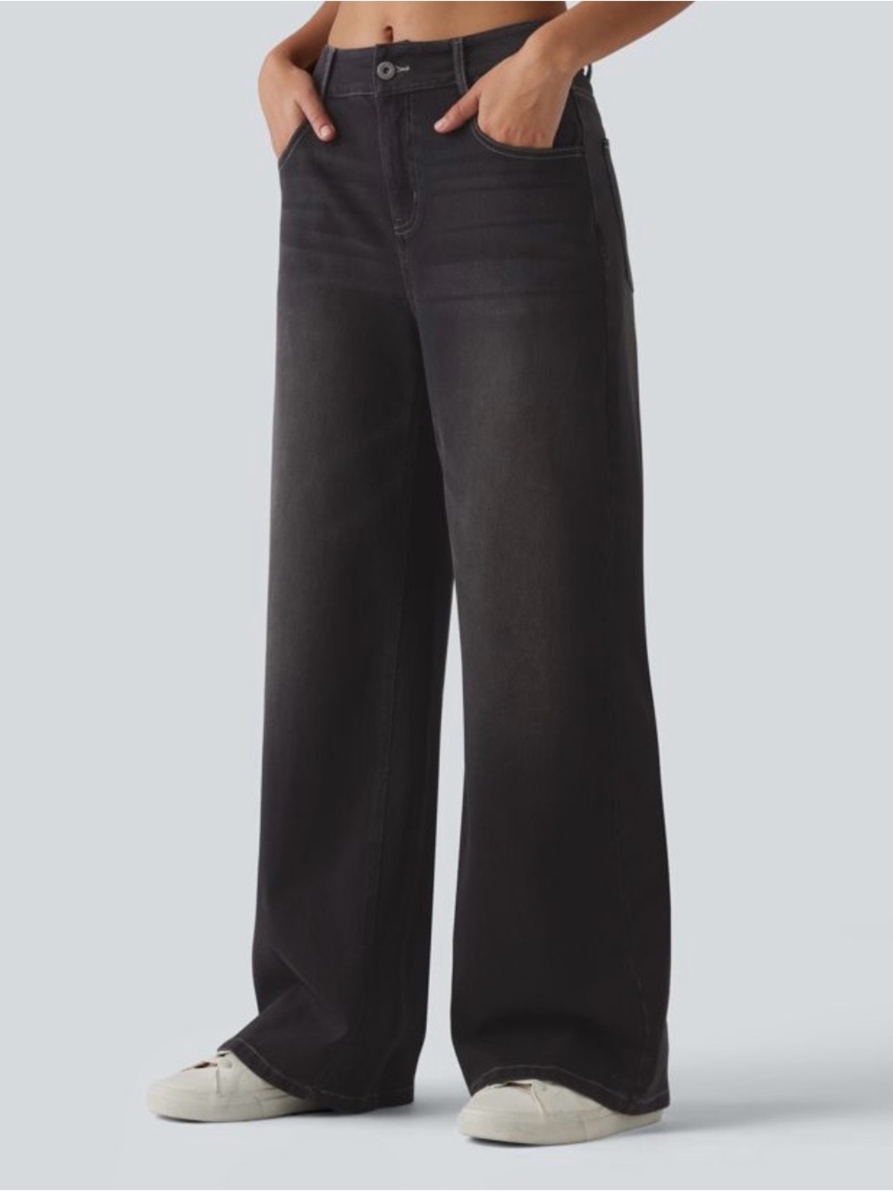 LIKE NEW Halara wide-leg jeans